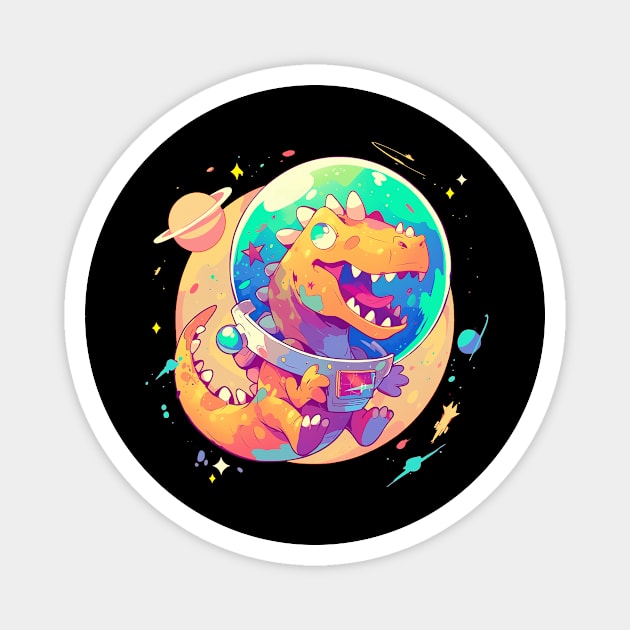 space dino Magnet by dubcarnage